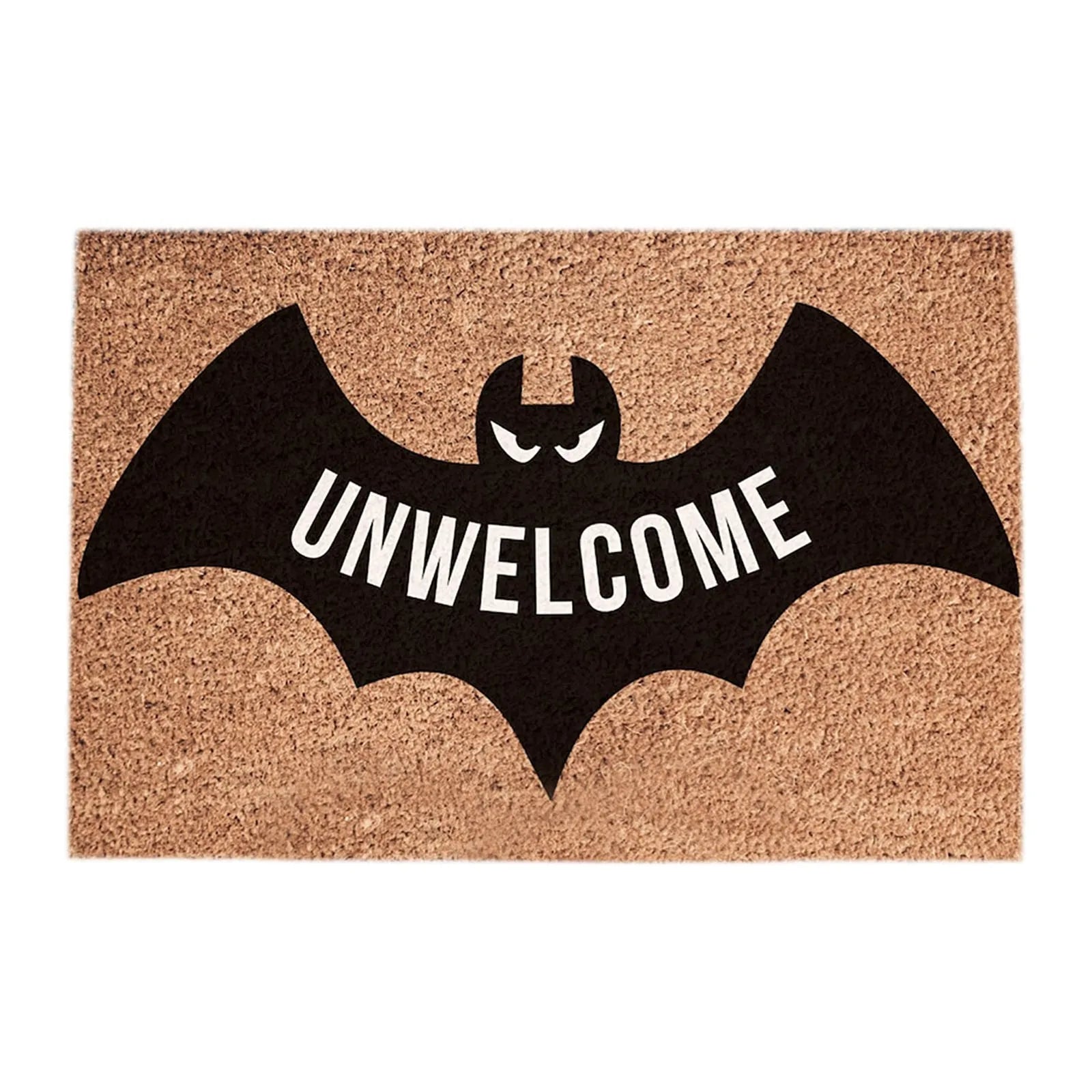 Black Bat Halloween Bathroom Mat – Door Entrance & Kitchen Floor Rug - silverfoxgoods
